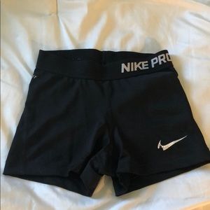 black nike pro spandex